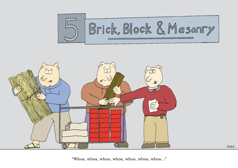 Three Little Home Improvement Customers